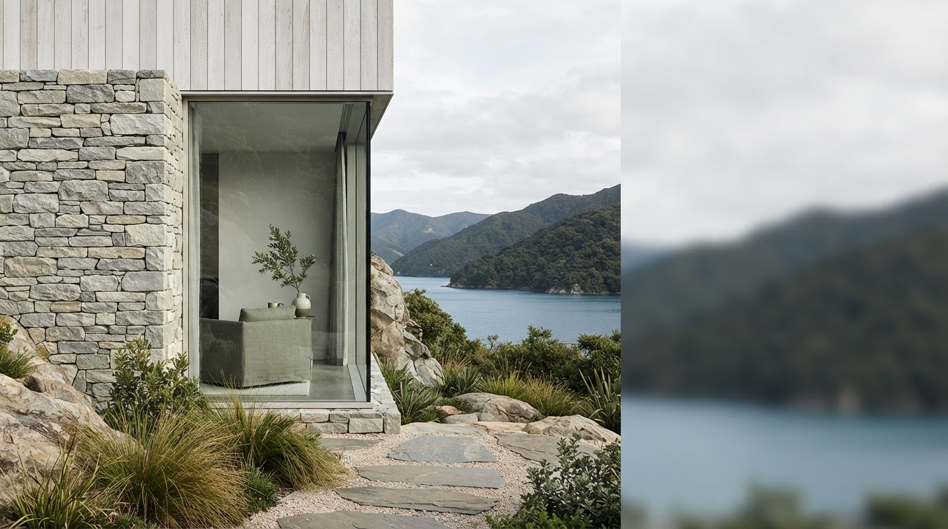 Fern Pledgeontary data-driven investment platform interface visualised over a calm natural backdrop